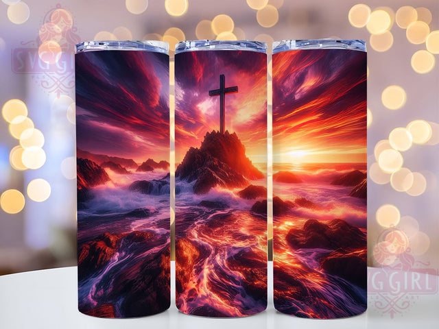 Inspirational Faith Christian Tumbler, Faith Tumbler, Stylish 20oz Wrap, Sublimation Design, Trendy Gift Idea, Religious Wrap, Inspirational Tumbler Sublimation SvggirlplusArt 