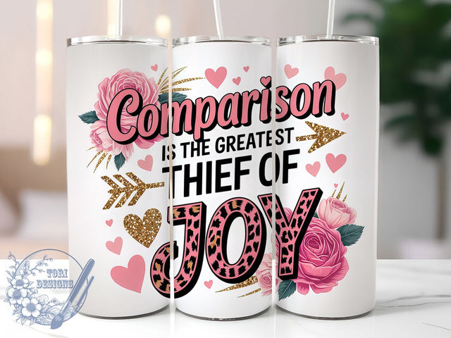 Inspirational Motivational Quote Tumbler, Mental Health Wrap Design, Motivational Cup Gift, Positive Thinking Drinkware, Uplifting Sublimation Wrap, Self Growth Tumbler, Joyful Message Cup Sublimation ToriDesigns 