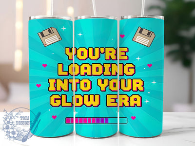 Inspirational Motivational Quote Tumbler, Positive Message Tumbler, Motivational Quotes Wrap, Uplifting Sublimation Design, 20oz Skinny Tumbler Wrap, Encouraging Quote Tumbler, Inspirational Drinkware Design Sublimation ToriDesigns 