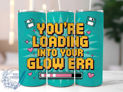 Inspirational Motivational Quote Tumbler, Positive Message Tumbler, Motivational Quotes Wrap, Uplifting Sublimation Design, 20oz Skinny Tumbler Wrap, Encouraging Quote Tumbler, Inspirational Drinkware Design Sublimation ToriDesigns 