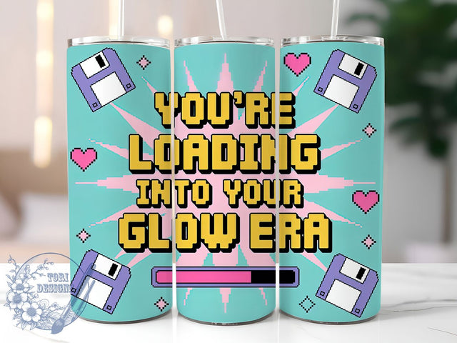 Inspirational Motivational Quote Tumbler, Positive Message Tumbler, Motivational Quotes Wrap, Uplifting Sublimation Design, 20oz Skinny Tumbler Wrap, Encouraging Quote Tumbler, Inspirational Drinkware Design Sublimation ToriDesigns 