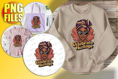 Inspirational Portrait PNG Clipart Sublimation afrosvg 