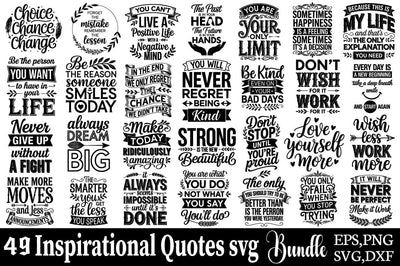 Inspirational Quotes svg Bundle SVG Angelina750 