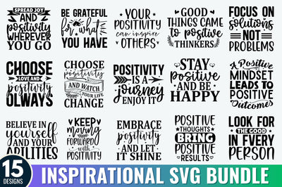 Inspirational Quotes SVG Bundle SVG Regulrcrative 