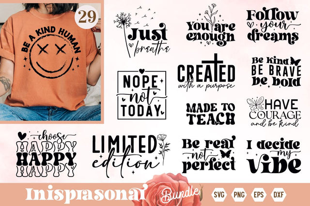 Inspirational sleeve svg Bundle,Boho Motivational Sleeve Svg Design, Funny Sleeve SVG Bundle collection , Motivational designs SVG Regulrcrative 