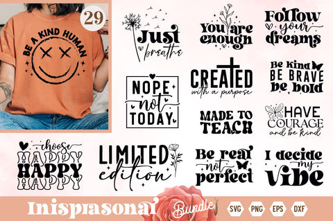Inspirational sleeve svg Bundle,Boho Motivational Sleeve Svg Design, Funny Sleeve SVG Bundle collection , Motivational designs SVG Regulrcrative 