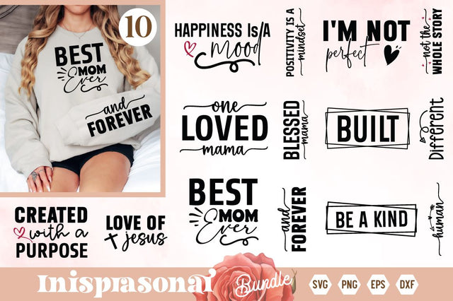Inspirational sleeve svg Bundle,Boho Motivational Sleeve Svg Design, Funny Sleeve SVG Bundle collection , Motivational designs SVG Regulrcrative 