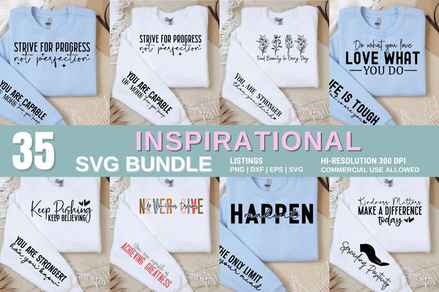 Inspirational Sleeve SVG Design Bundle SVG Designangry 