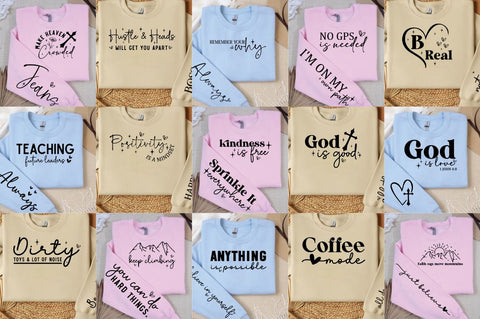 Inspirational sleeve SVG Design Bundle SVG Designangry 