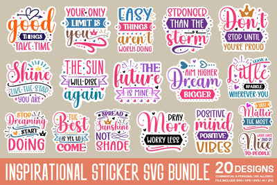 Inspirational Sticker Svg Bundle, Funny Inspirational Svg Bundle,20 Design , Funny Inspirational Mug Svg Bundle, Inspirational Vector bundle,SVGs,Quotes and Sayings,Food & Drink,On Sale, Print & Cut SVG designmaster24 
