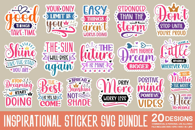 Inspirational Sticker Svg Bundle, Funny Inspirational Svg Bundle,20 Design , Funny Inspirational Mug Svg Bundle, Inspirational Vector bundle,SVGs,Quotes and Sayings,Food & Drink,On Sale, Print & Cut SVG designmaster24 