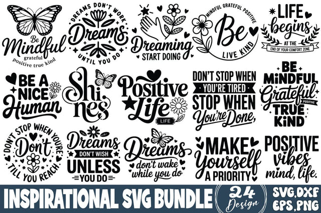 Inspirational SVG Bundle 2 SVG Angelina750 
