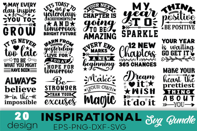 Inspirational SVG Bundle SVG Angelina750 
