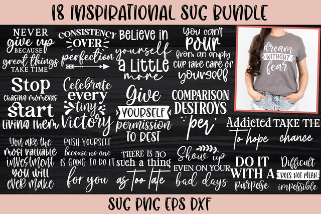 Inspirational SVG Bundle SVG Crafty Ideas 