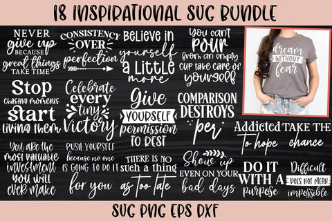 Inspirational SVG Bundle SVG Crafty Ideas 