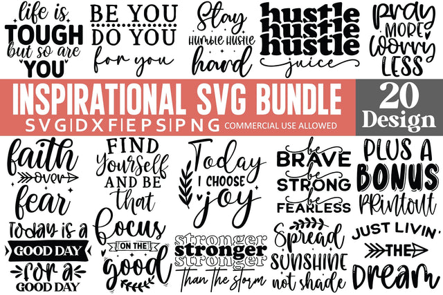 Inspirational SVG Bundle SVG Crafty Ideas 