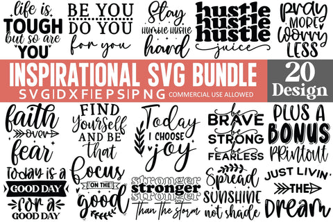 Inspirational SVG Bundle SVG Crafty Ideas 
