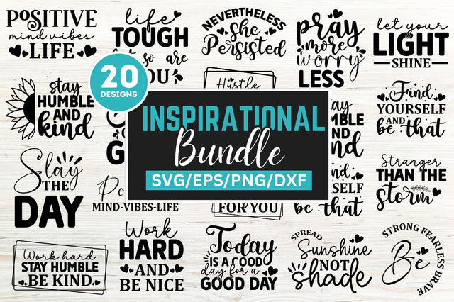Inspirational SVG Bundle SVG Designangry 