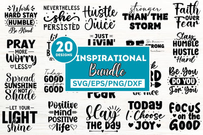Inspirational SVG Bundle SVG Designangry 