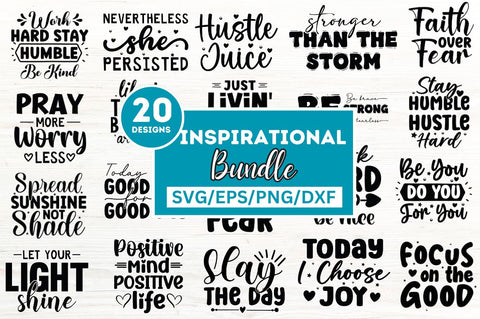 Inspirational SVG Bundle SVG Designangry 