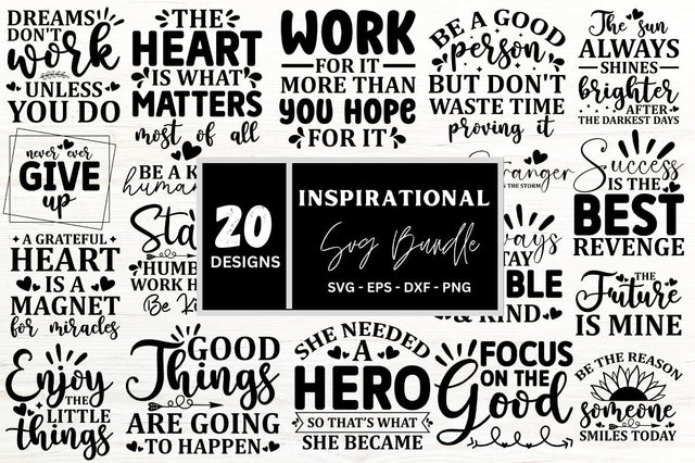 Inspirational SVG bundle SVG Designangry 