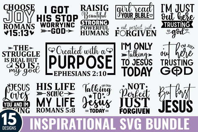 Inspirational Svg Bundle SVG Regulrcrative 