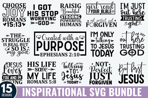 Inspirational Svg Bundle SVG Regulrcrative 