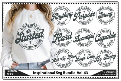Inspirational Svg Bundle Vol-63 SVG shah alam 
