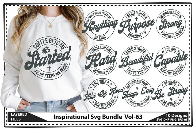 Inspirational Svg Bundle Vol-63 SVG shah alam 