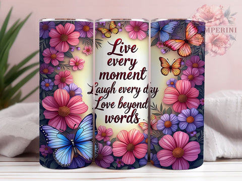 Inspirational Tumbler, Live Laugh Love Mug, Motivational Drinkware, Sublimation Wrap, Everyday Joy, Positive Quotes Gift, Funny Sayings Tumbler Sublimation Li Zamperini 