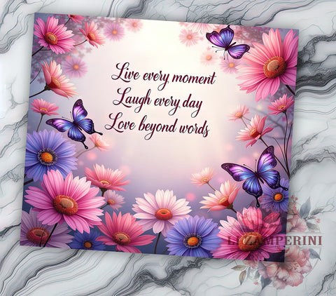 Inspirational Tumbler, Live Laugh Love Mug, Motivational Drinkware, Sublimation Wrap, Everyday Joy, Positive Quotes Gift, Funny Sayings Tumbler Sublimation Li Zamperini 