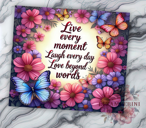 Inspirational Tumbler, Live Laugh Love Mug, Motivational Drinkware, Sublimation Wrap, Everyday Joy, Positive Quotes Gift, Funny Sayings Tumbler Sublimation Li Zamperini 