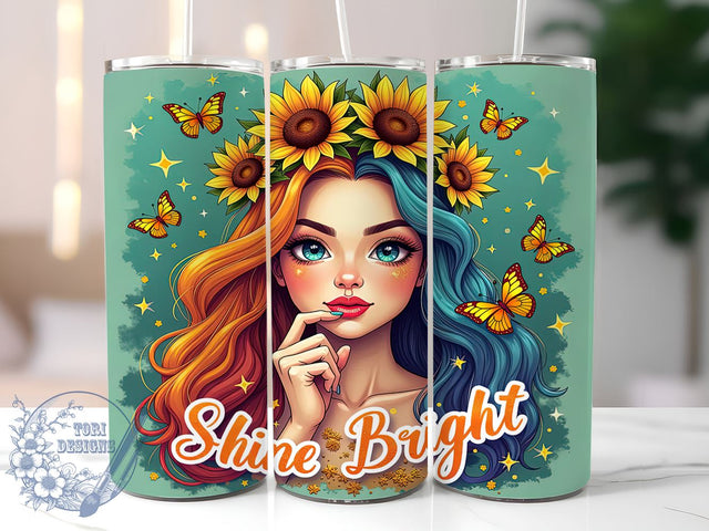 Inspirational Tumbler, Self-Love Design, Sublimation Wrap, Positive Quotes, Motivational Gifts, 20oz Tumbler, Digital Download Sublimation ToriDesigns 