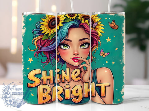 Inspirational Tumbler, Self-Love Design, Sublimation Wrap, Positive Quotes, Motivational Gifts, 20oz Tumbler, Digital Download Sublimation ToriDesigns 