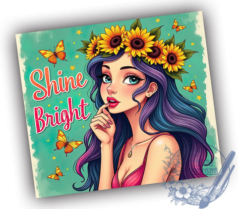 Inspirational Tumbler, Self-Love Design, Sublimation Wrap, Positive Quotes, Motivational Gifts, 20oz Tumbler, Digital Download Sublimation ToriDesigns 