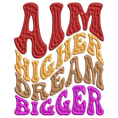 Inspirational Wavy Embroidery Designs Bundle - 15 Designs, Inspirational Sayings Embroidery, Inspirational Quotes Embroidery Files Embroidery/Applique DESIGNS HappyDesignStudio 