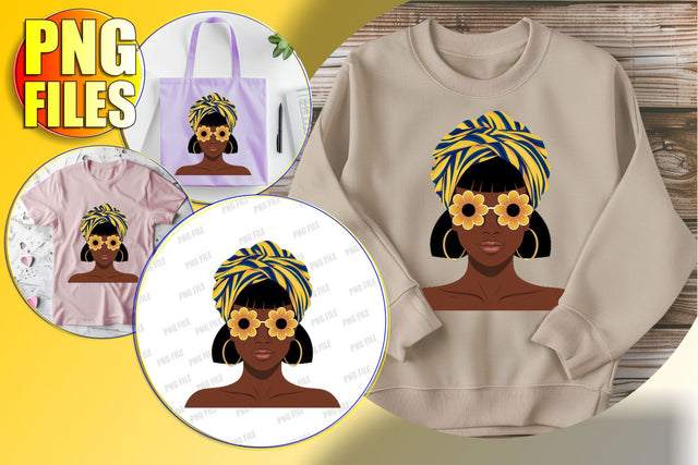 Inspirational Woman PNG Clipart Sublimation afrosvg 