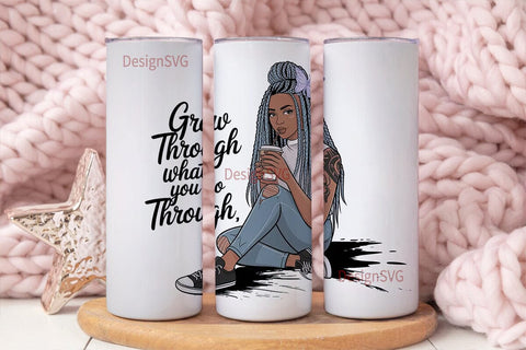 Inspirational Woman Tumbler Wrap Sublimation DesignSVG 