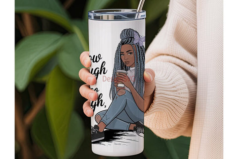 Inspirational Woman Tumbler Wrap Sublimation DesignSVG 