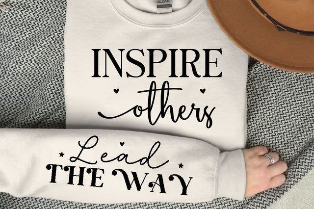 Inspire Others Sleeve SVG Design, Motivational Sleeve SVG SVG Regulrcrative 