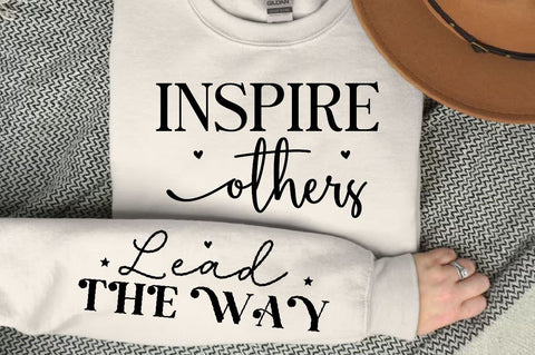 Inspire Others Sleeve SVG Design, Motivational Sleeve SVG SVG Regulrcrative 