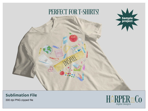 Inspire SVG PNG Cut EPS File SVG HarperNCo 