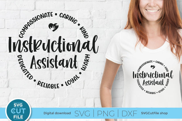 Instructional assistant svg, ic svg, appreciation, instructional staff, elementary school, middle school, high, Instructional coach SVG SVG Cut File 