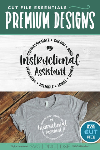 Instructional assistant svg, ic svg, appreciation, instructional staff, elementary school, middle school, high, Instructional coach SVG SVG Cut File 