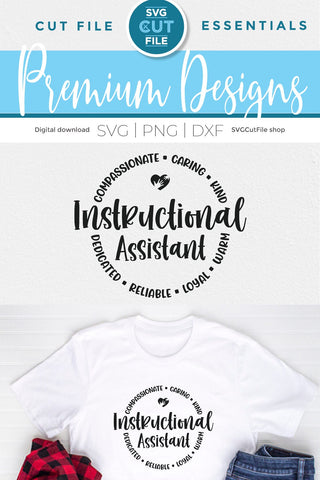 Instructional assistant svg, ic svg, appreciation, instructional staff, elementary school, middle school, high, Instructional coach SVG SVG Cut File 