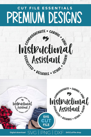 Instructional assistant svg, ic svg, appreciation, instructional staff, elementary school, middle school, high, Instructional coach SVG SVG Cut File 