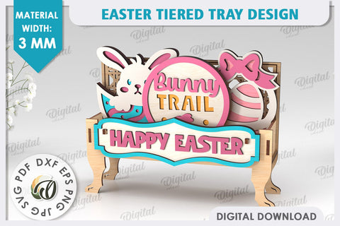 Interchangeable Stand Easter Laser Cut. Easter Decor SVG SVG Evgenyia Guschina 