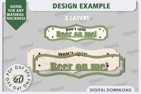 Interchangeable Stand St Patrick's Day Laser Cut SVG Evgenyia Guschina 