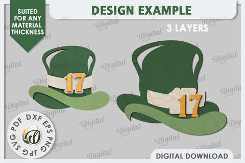 Interchangeable Stand St Patrick's Day Laser Cut SVG Evgenyia Guschina 