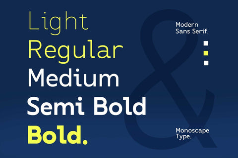 Interform – Modern Monospaced Font Font Arterfak Project 